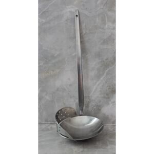 Vintage Gemco Stainless Steel Strainer Spoon Ladle Used
